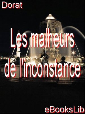 cover image of Les malheurs de l'inconstance